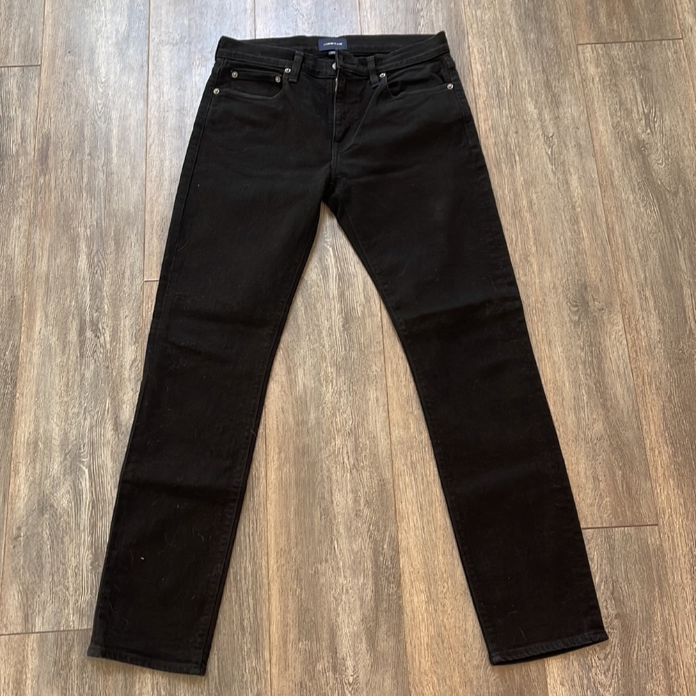 Black J. Crew Jeans 484 Slim Fit